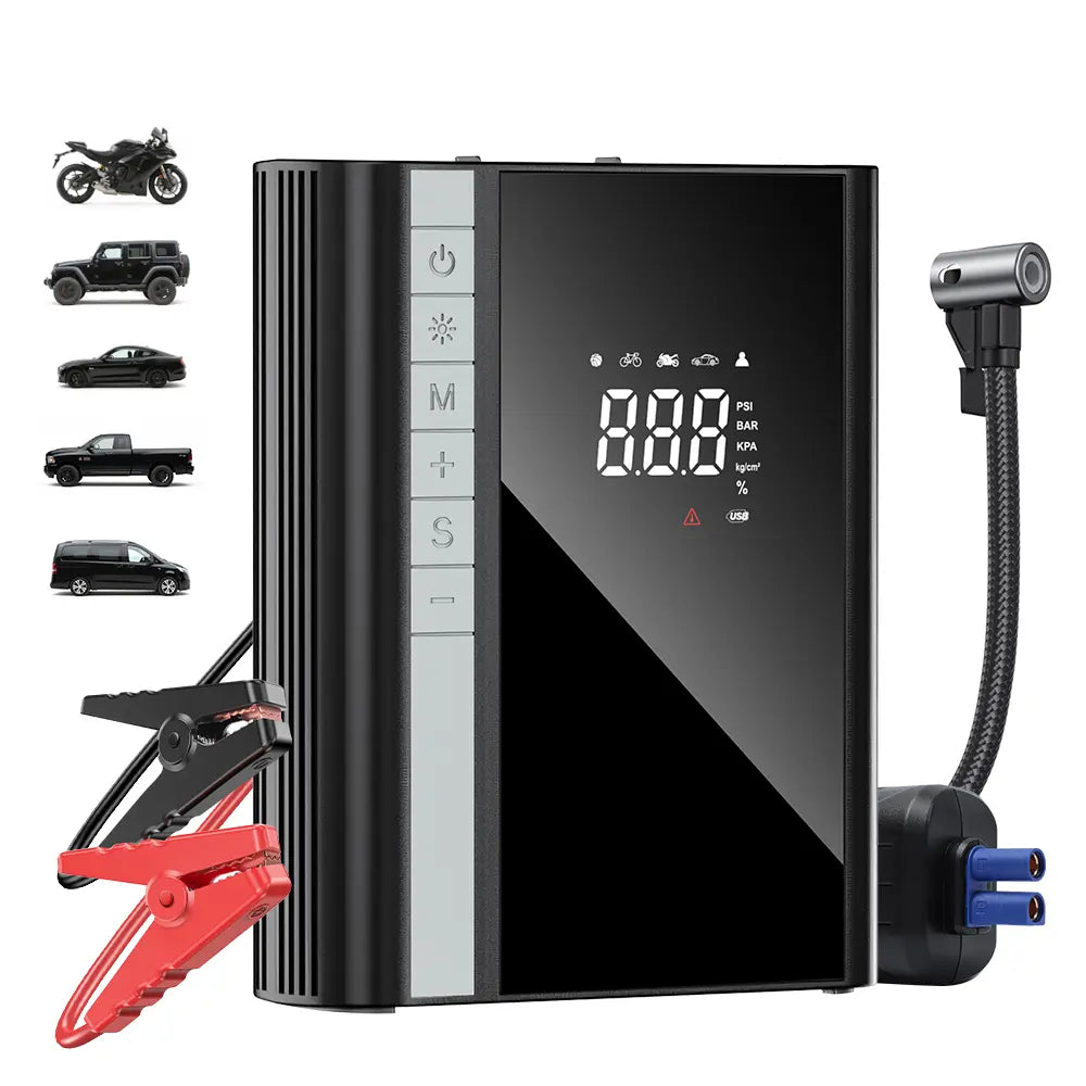 Effortless Tire Inflation with the 12V 150PSI Portable Automotive Air Compressor - Your Ultimate Travel Companion