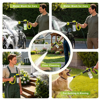 Seese Premium Foam Cannon for Garden Hose - High-Pressure Car Wash Foam Gun with 3 Spray Modes for Vehicles, Including Cars, Trucks, RVs, and Motorcycles