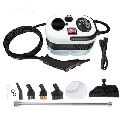 Portable Handheld Steam Cleaner with 10 Accessories, Adjustable Settings, and Quick Heat-Up for Versatile Cleaning in Kitchen, Bathroom, Tile, and Automotive Applications