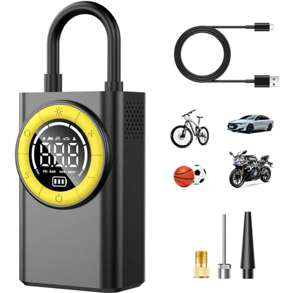 Effortless Tire Inflation with the 12V 150PSI Portable Automotive Air Compressor - Your Ultimate Travel Companion