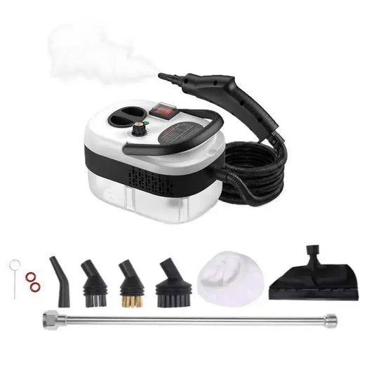 Portable Handheld Steam Cleaner with 10 Accessories, Adjustable Settings, and Quick Heat-Up for Versatile Cleaning in Kitchen, Bathroom, Tile, and Automotive Applications