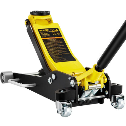Vevor Low Profile Aluminum Steel Racing Floor Jack with Dual Pump Lift for Automotive Applications