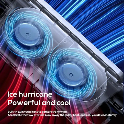 Portable USB Car Fan for Driver and Passenger Seats - Mini Backseat Cooling Fan with Adjustable Wind Speeds for Vehicles, SUVs, Vans, and Trucks