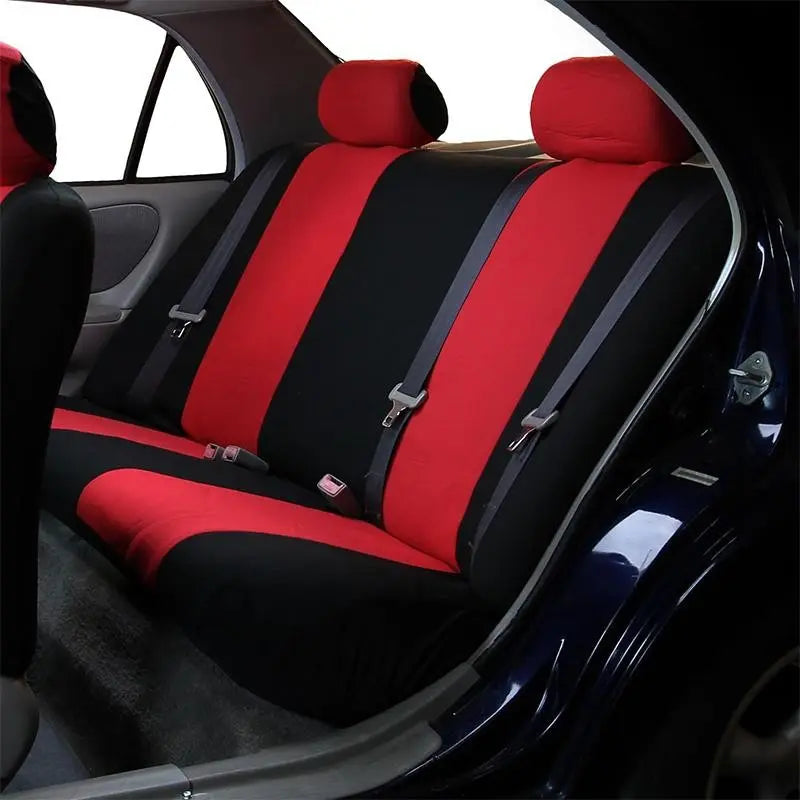 45Pcs Car Seat Covers & Interior Accessories Set, Car Accessory: Car Interior Kit, Thin Summer Polyester Five-Seat Car Seat Covers, Plush Steering Wheel Cover and Other Ornaments, Suitable for Most Cars and Suvs