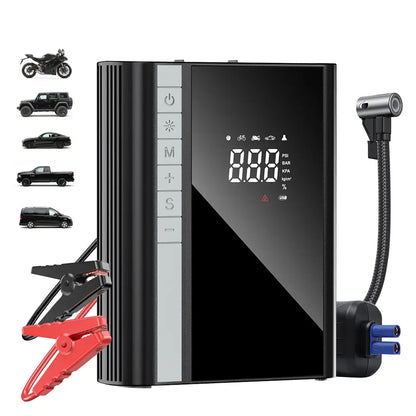 Effortless Tire Inflation with the 12V 150PSI Portable Automotive Air Compressor - Your Ultimate Travel Companion