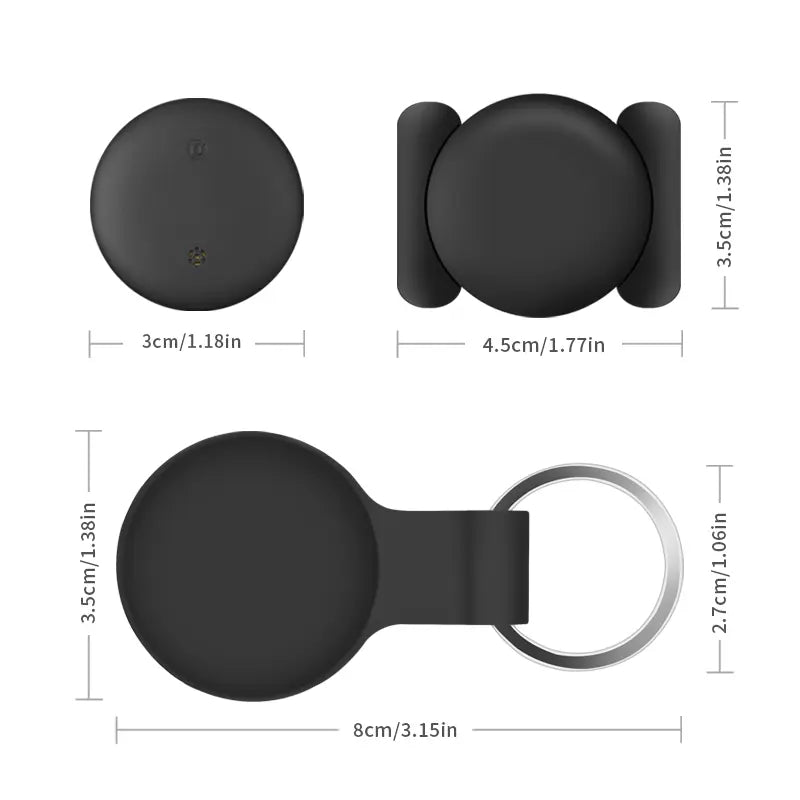 GPS Tracker for Car,Mini Trackers Device with Weatherproof Magnetic Case-No Monthly Fee-Best Hidden GPS Trackers,Anti-Lost Device,Works with Apple Find My Fathersdaygift
